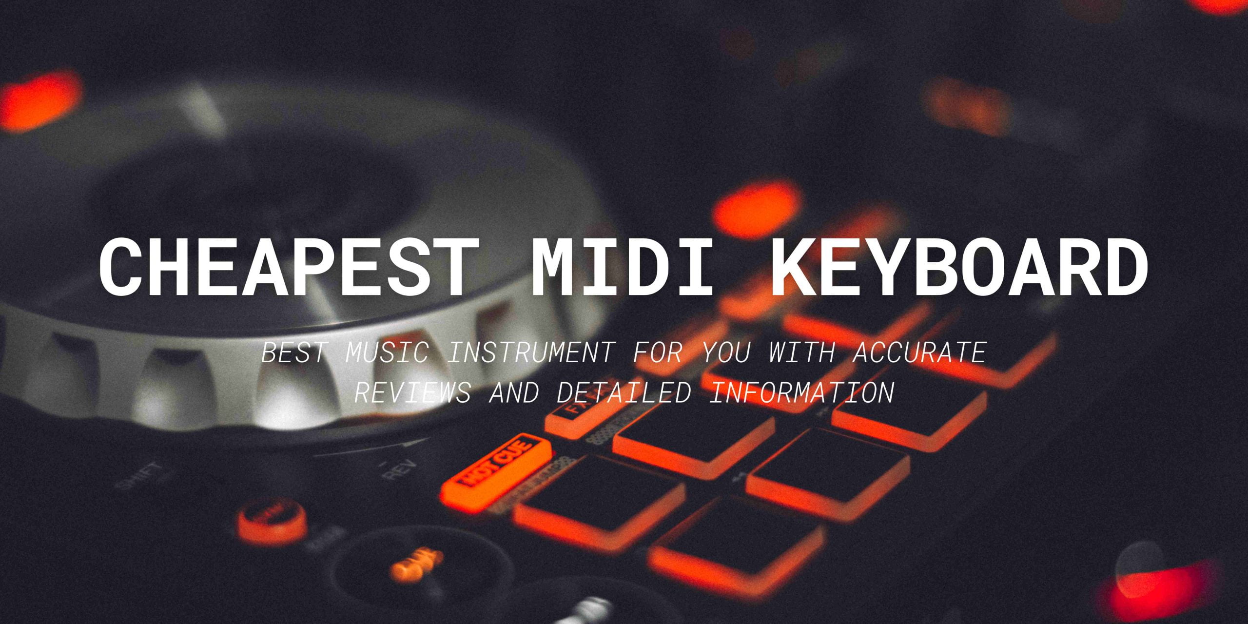 Budget MIDI Keyboard