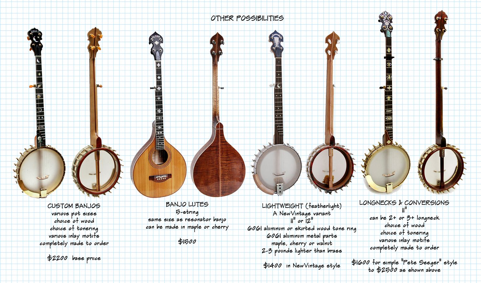 Types of Banjos